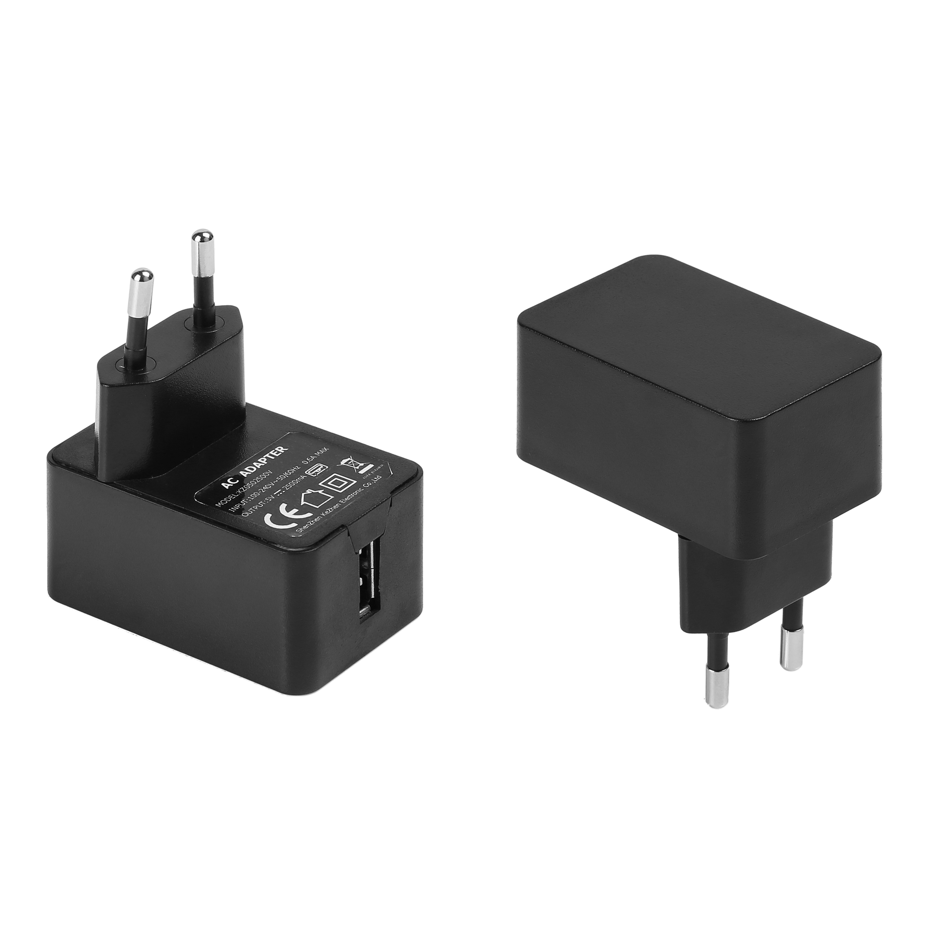 5V2.5A 欧规卧插USB输出
